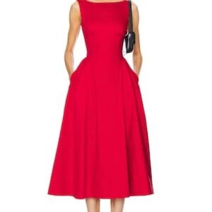 Helsa Elegant Red Sleeveless Dress